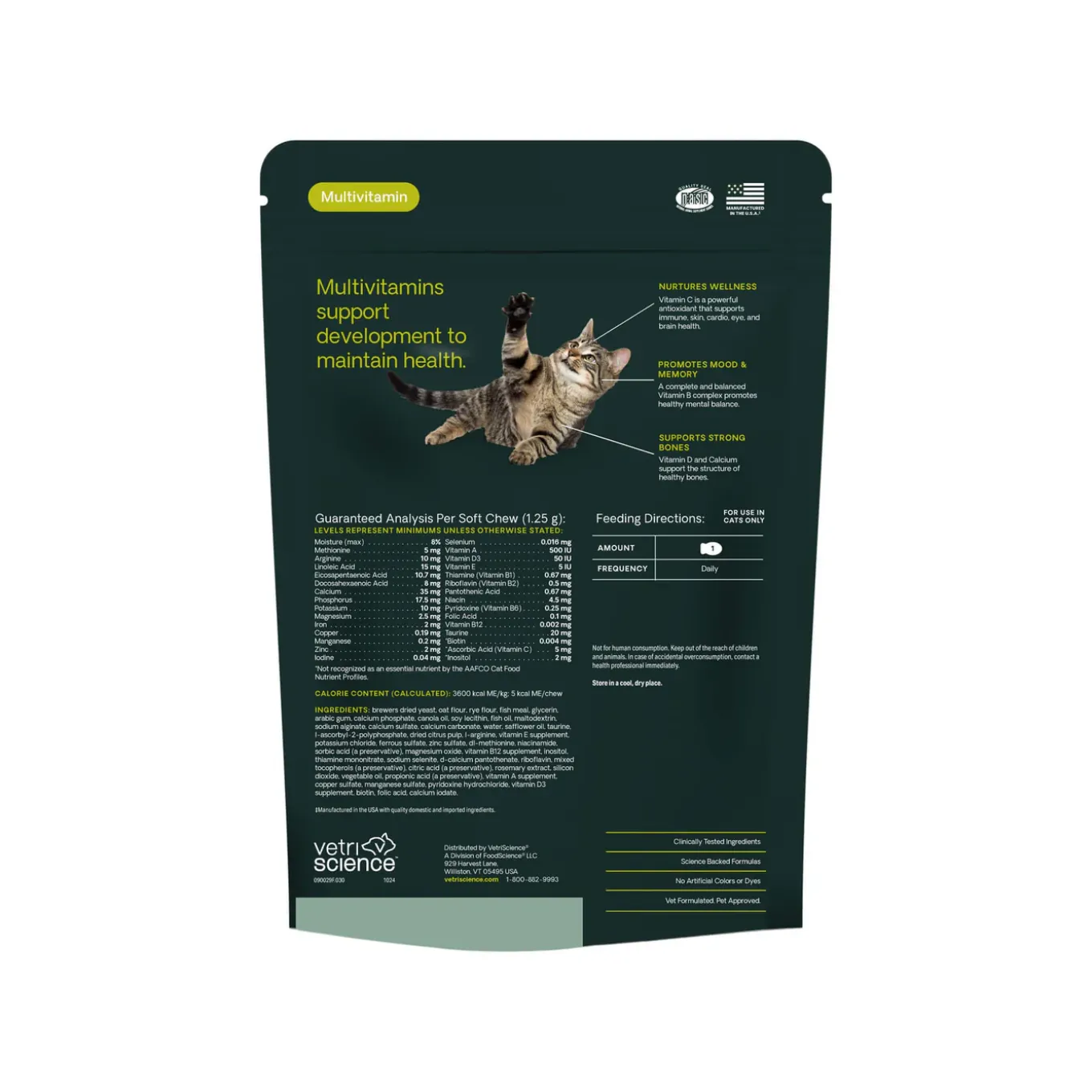 VetriScience 27+ Active Health Multivitamin for Cats
