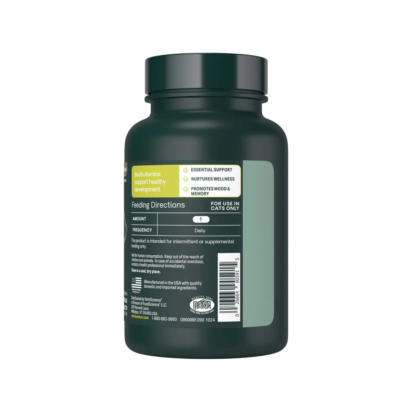 VetriScience 27+ Active Health Multivitamin for Cats