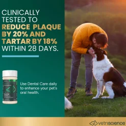 VetriScience Dental Care Powder Supplement for Dogs & Cats