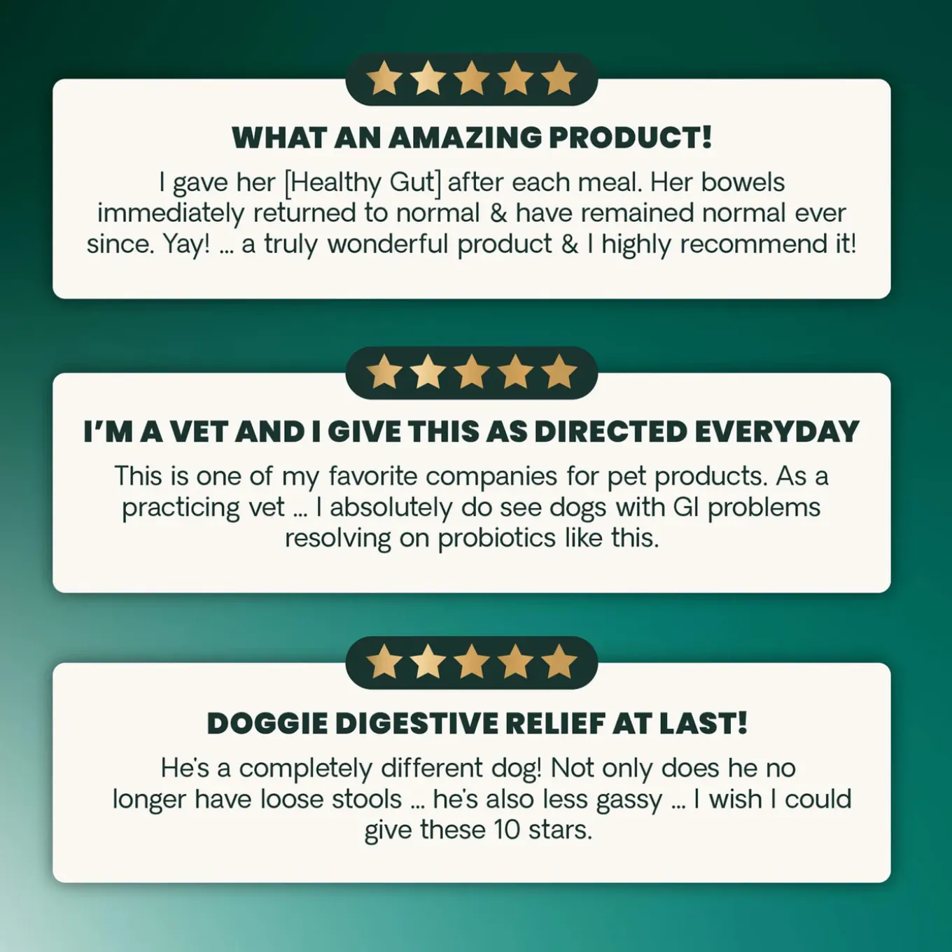VetriScience Extra Strength Gut Health Dog & Cat Supplement