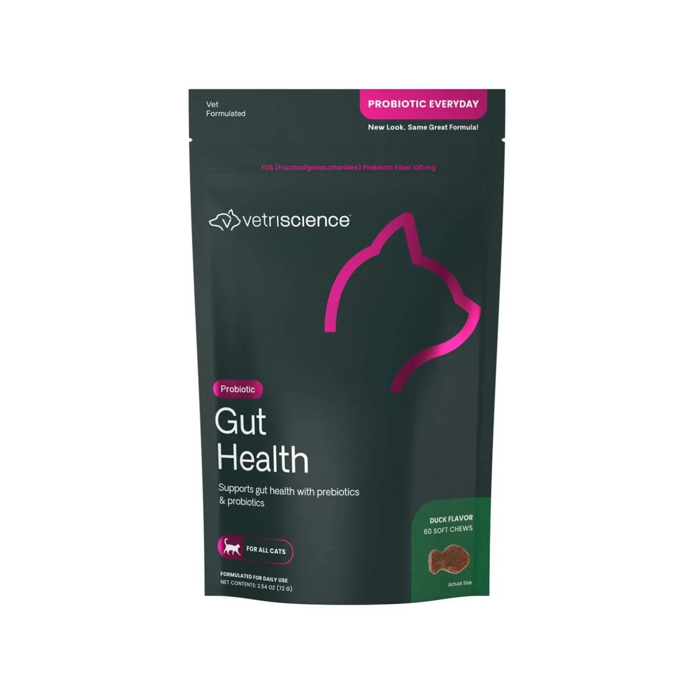 VetriScience Probiotic Gut Health Supplement for Cats