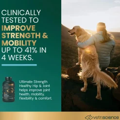 VetriScience Ultimate Strength Healthy Hip & Joint Supplement for Dogs