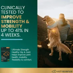 VetriScience Ultimate Strength Healthy Hip & Joint Supplement for Dogs
