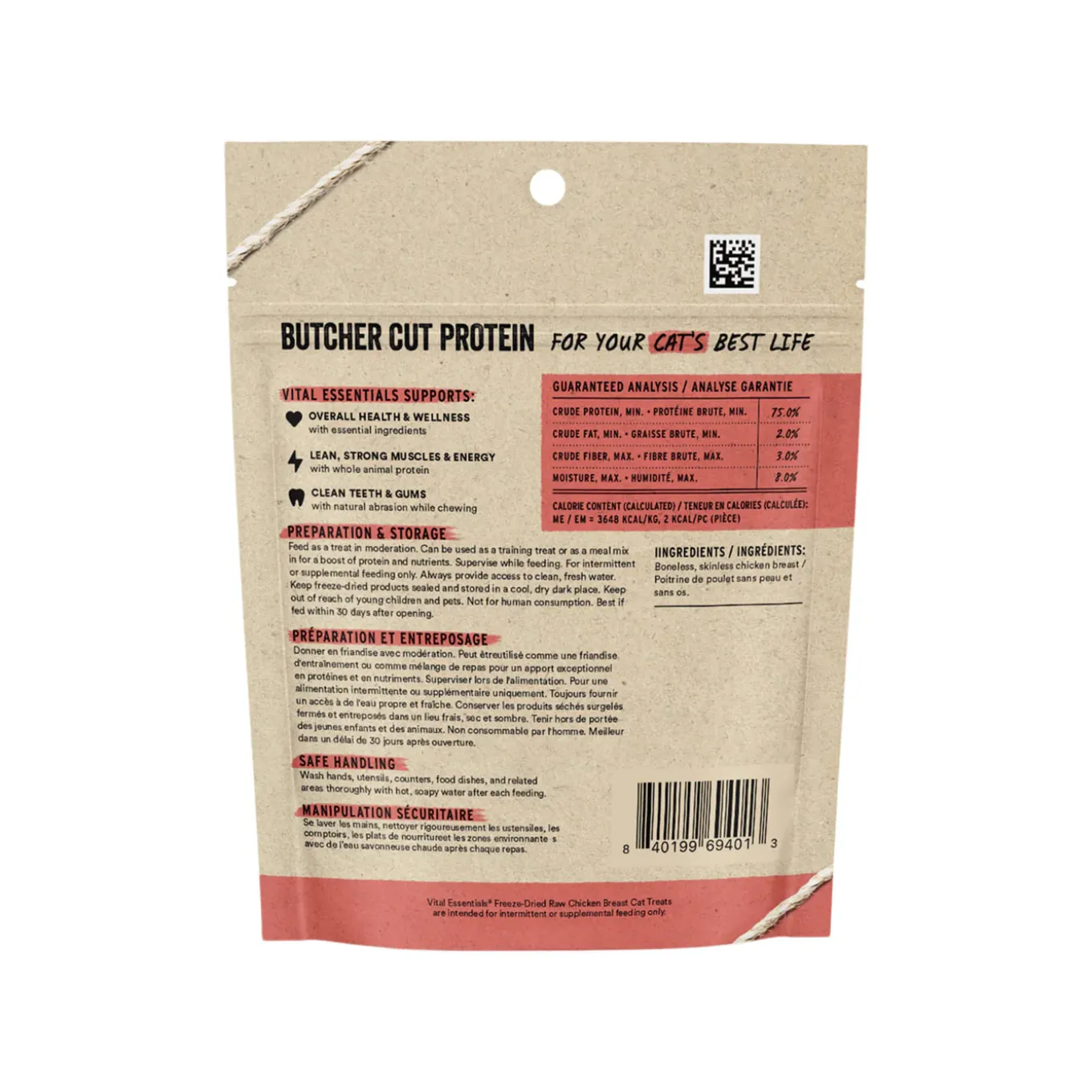 Vital Essentials Freeze-Dried Single Ingredient Treats for Cats