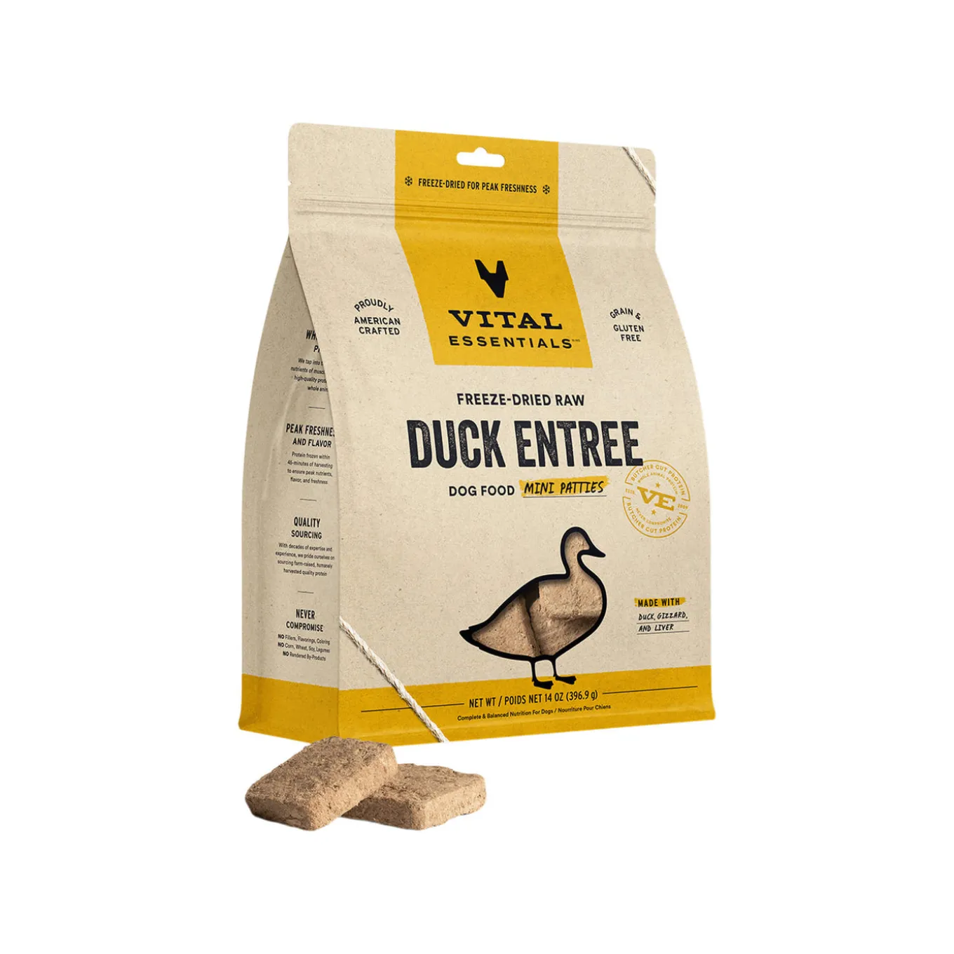 Vital Essentials Freeze Dried Mini Patties for Dogs