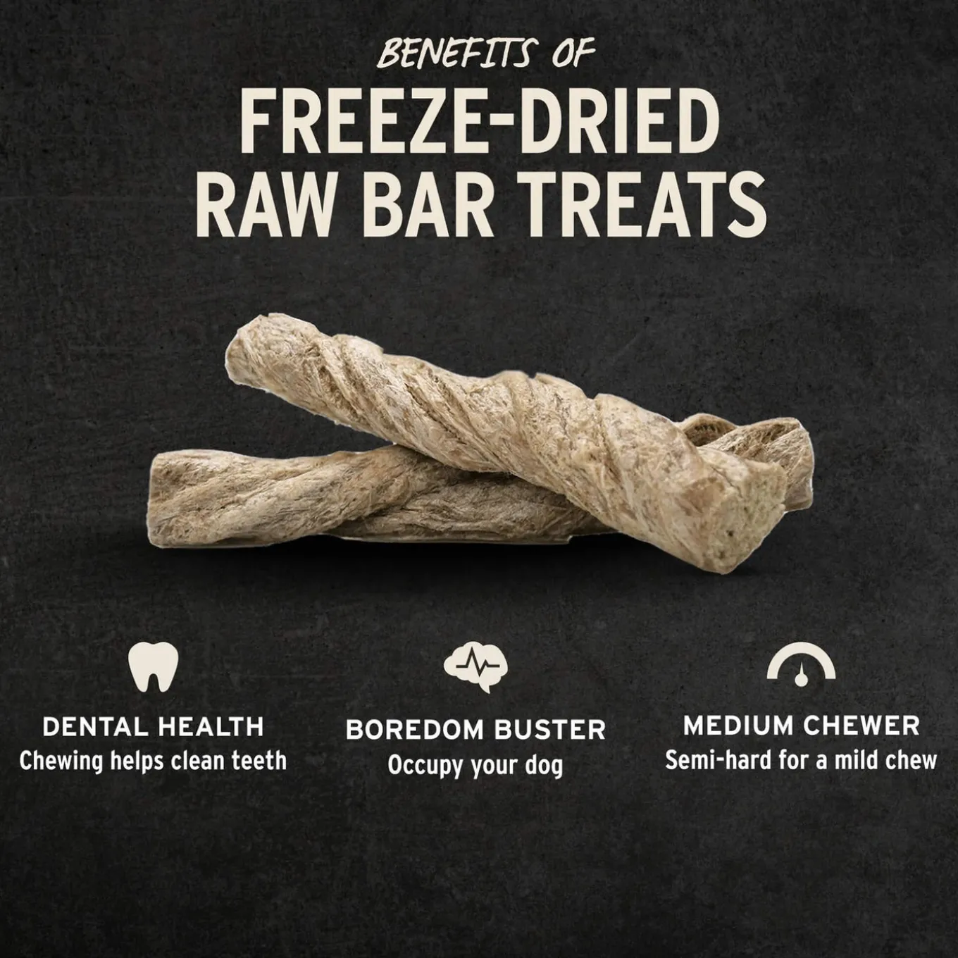 Vital Essentials Freeze-Dried Raw Bar Chews for Dogs Bulk Pack
