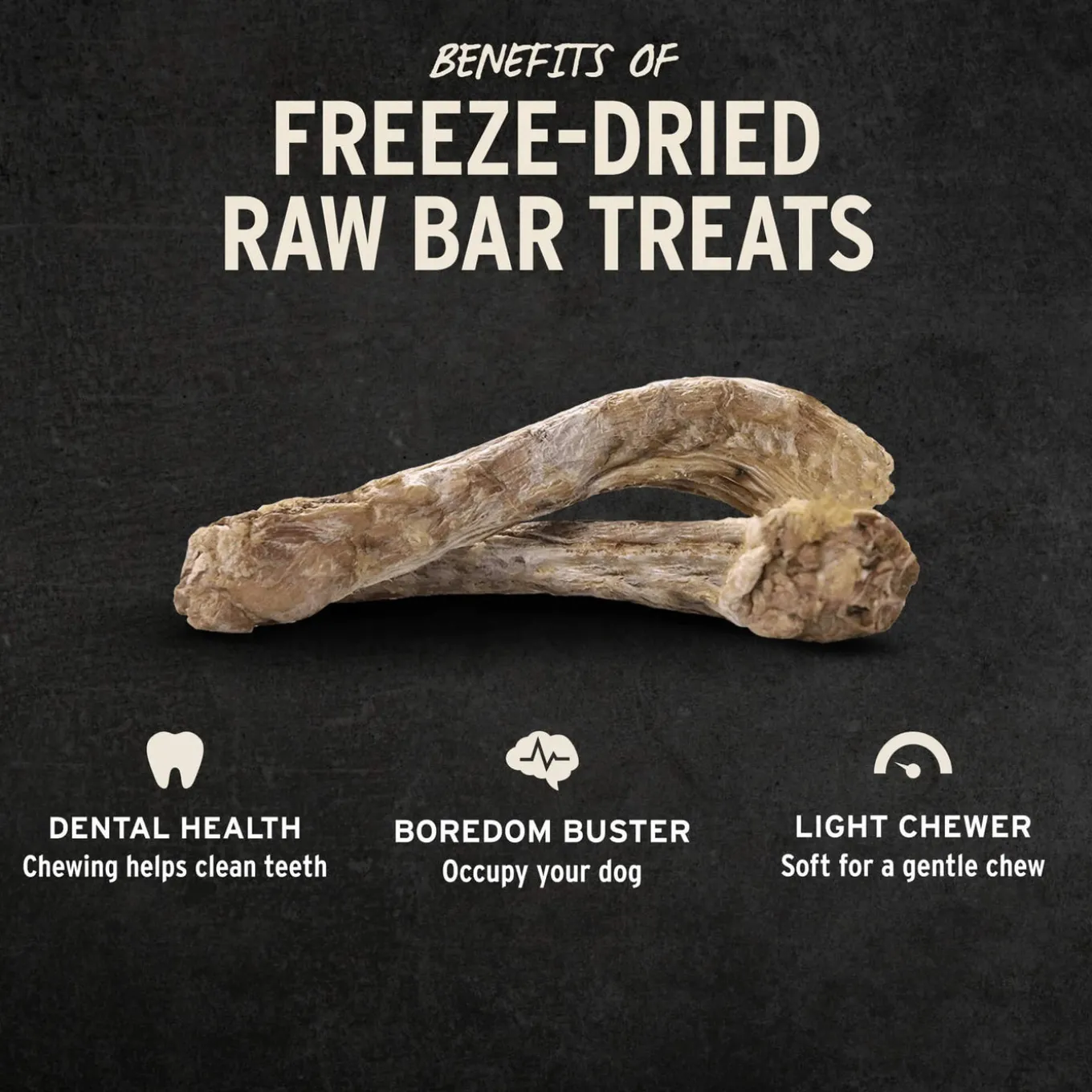 Vital Essentials Freeze-Dried Raw Bar Chews for Dogs Bulk Pack