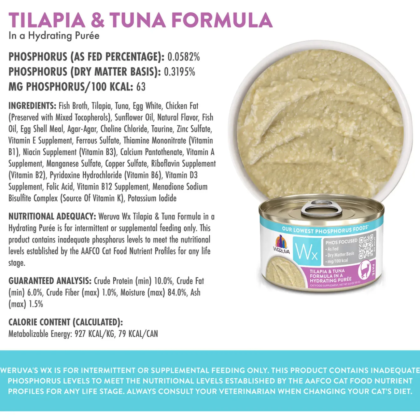 Weruva Wx Low Phosphorus Cat Food