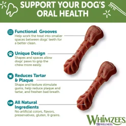 Whimzees Vegetarian Dental Chews for Dogs