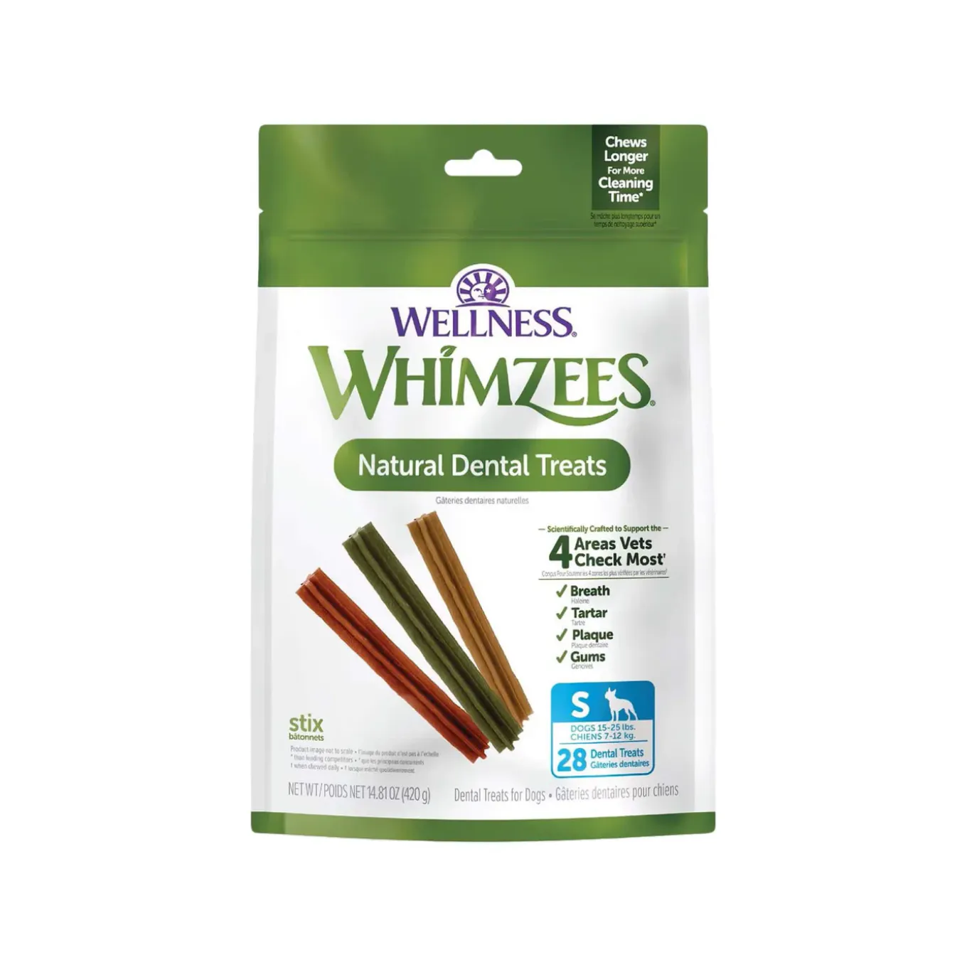 Whimzees Vegetarian Dental Chews for Dogs