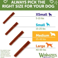 Whimzees Vegetarian Dental Chews for Dogs