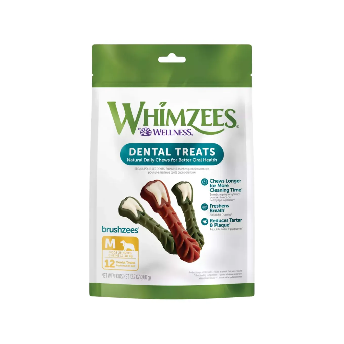 Whimzees Vegetarian Dental Chews for Dogs
