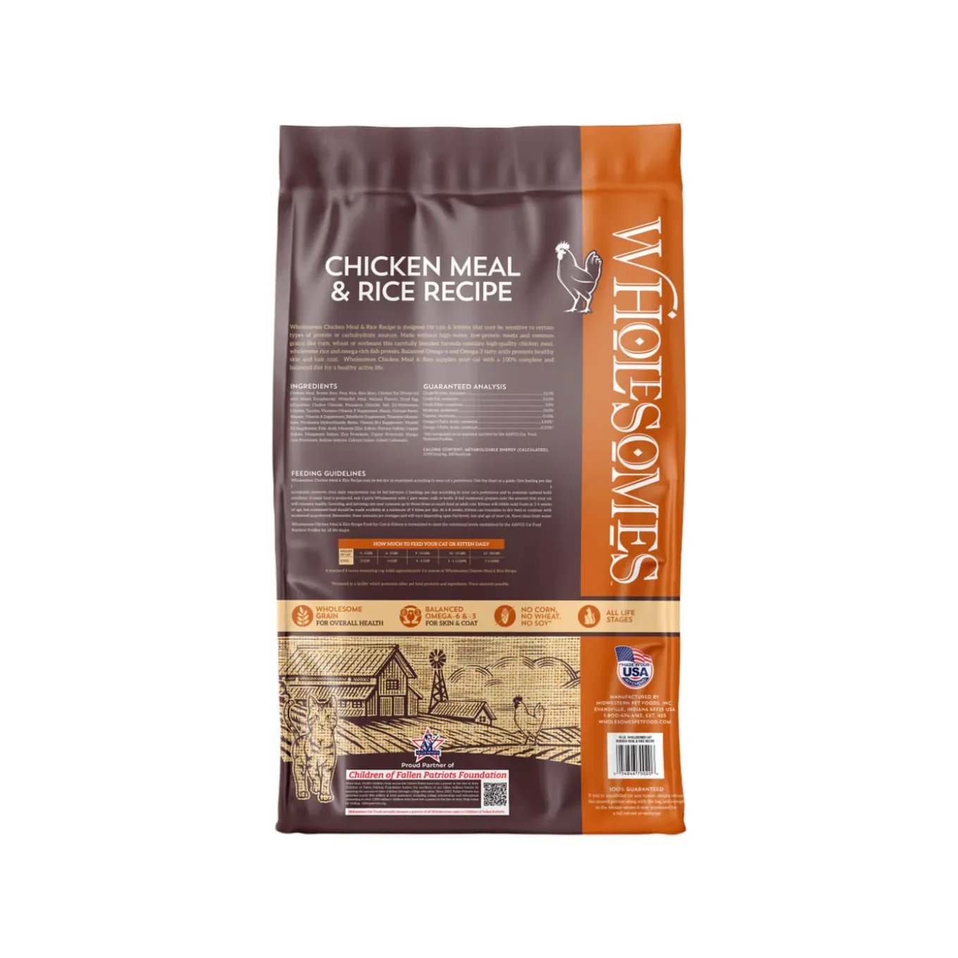 Wholesomes Dry Cat Food for Cats & Kittens