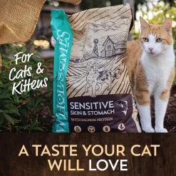 Wholesomes Sensitive Skin & Stomach Dry Cat Food