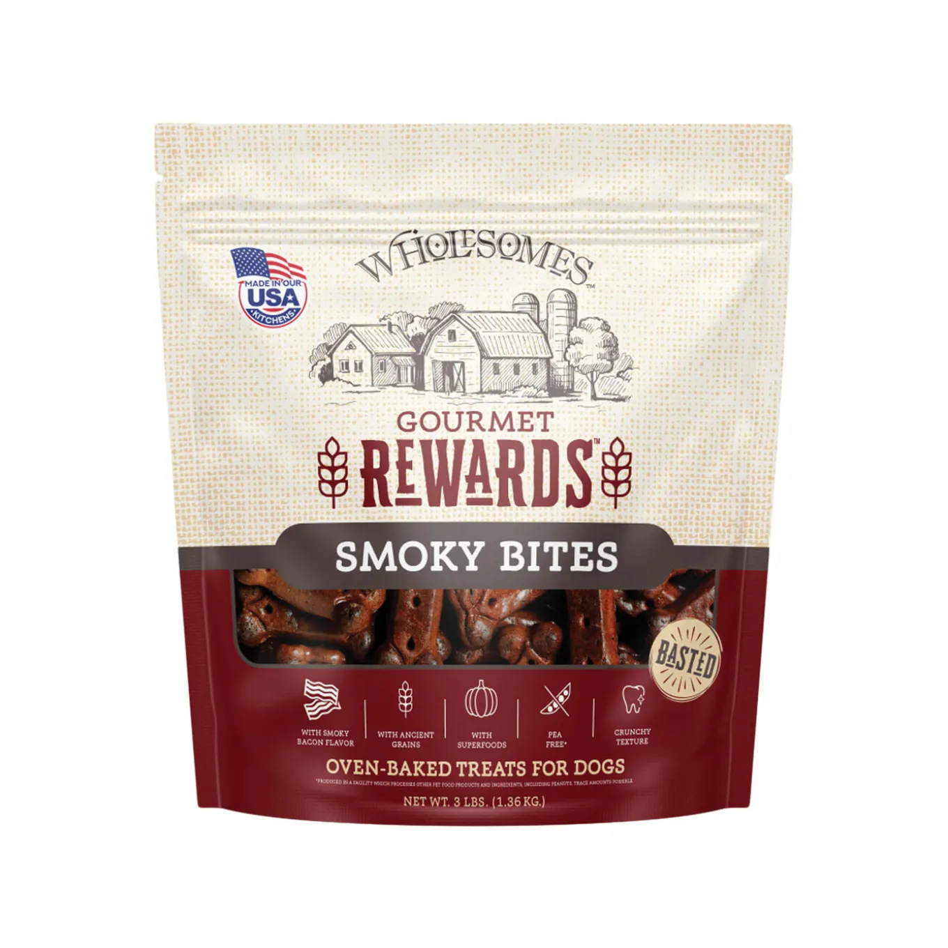 Wholesomes Gourmet Rewards Oven Baked Dog Treats