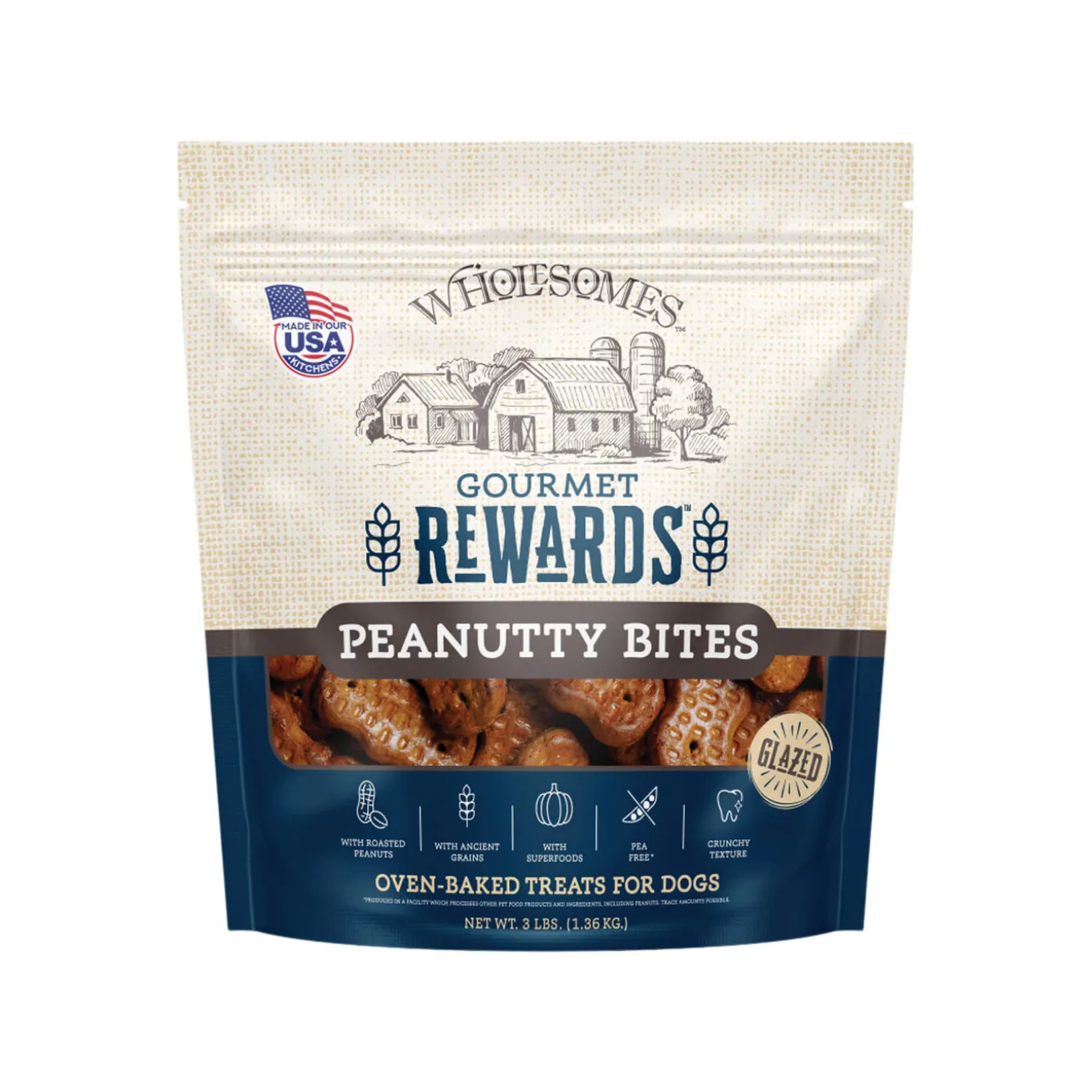 Wholesomes Gourmet Rewards Oven Baked Dog Treats