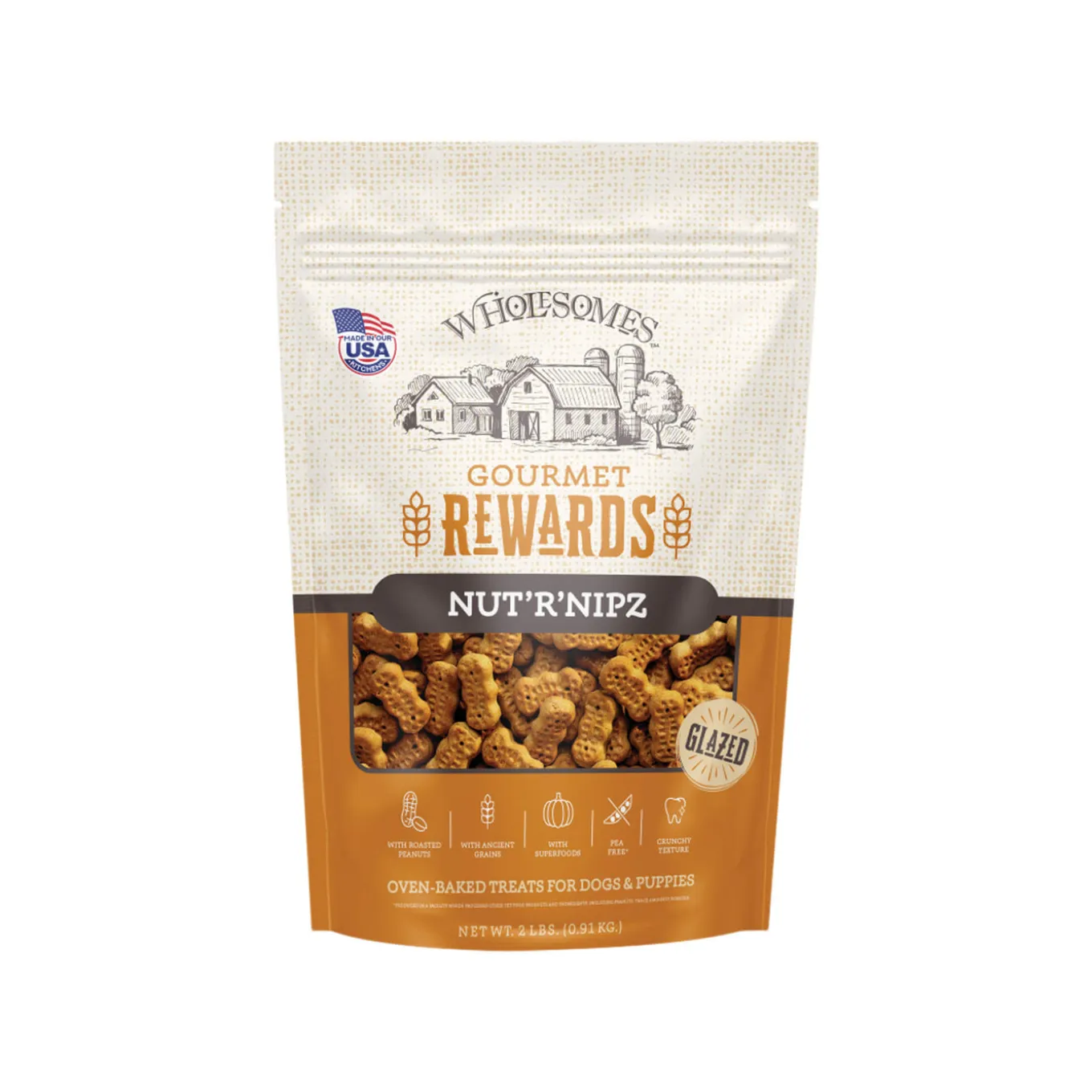 Wholesomes Gourmet Rewards Oven Baked Dog Treats