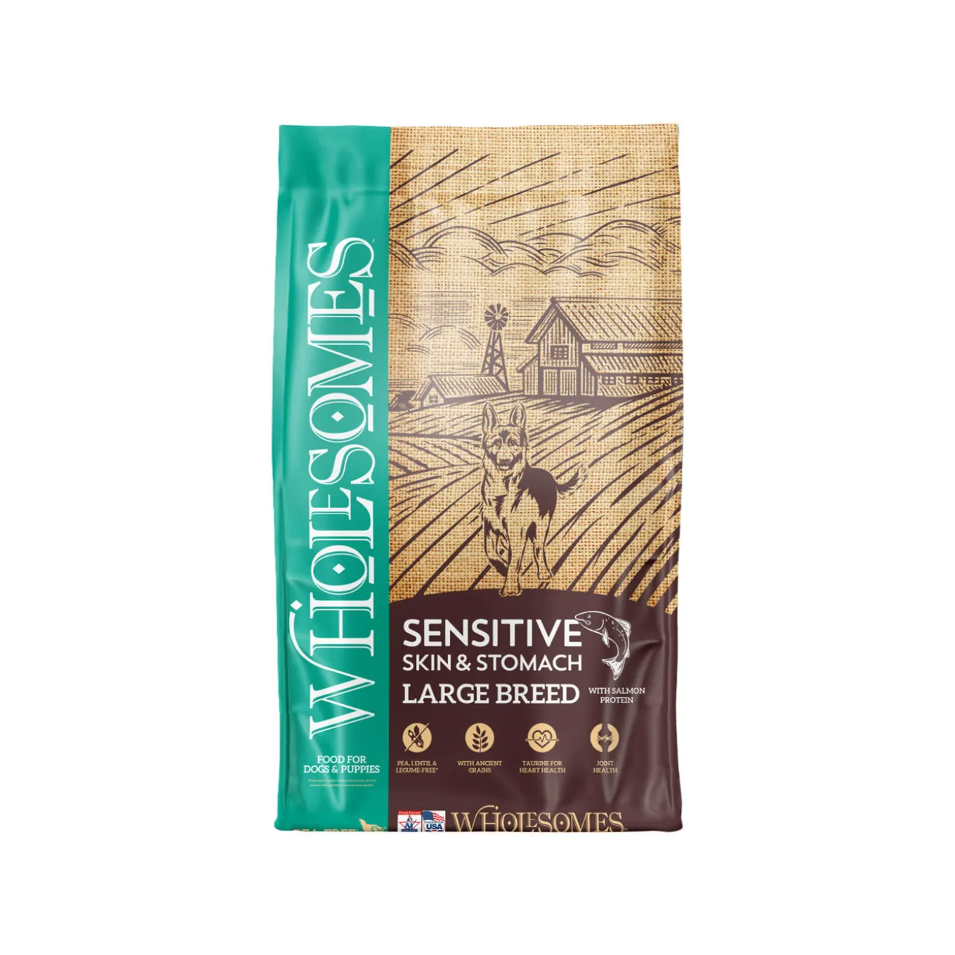 Wholesomes Sensitive Skin & Stomach Large Breed Dry Dog Food