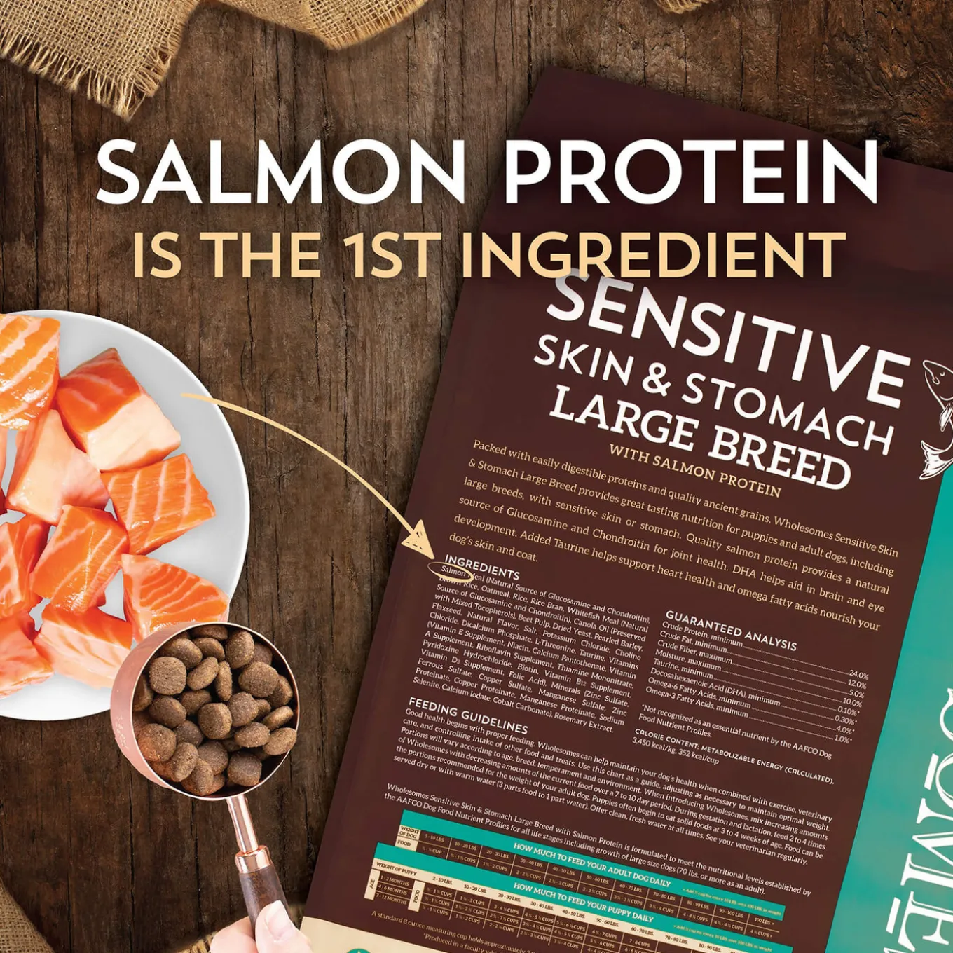 Wholesomes Sensitive Skin & Stomach Large Breed Dry Dog Food