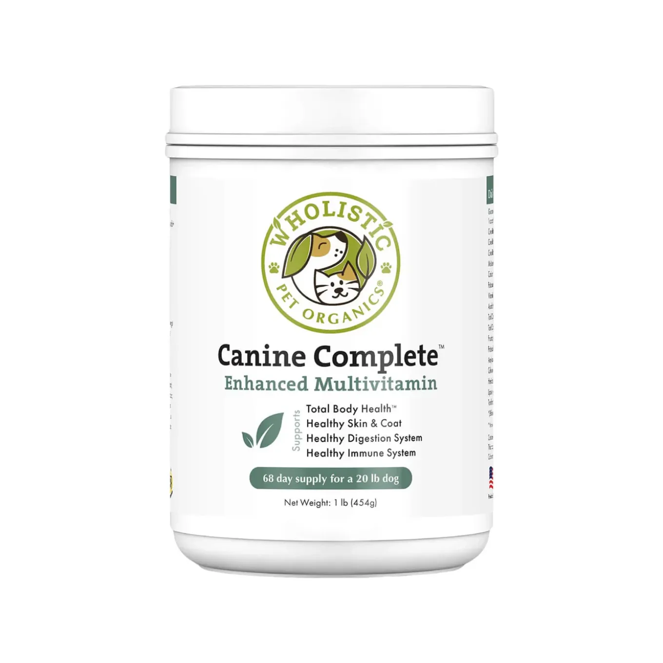 Wholistic Pet Organics Canine Complete Multivitamin