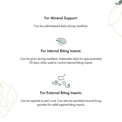 Wholistic Pet Organics Food Grade Diatomaceous Earth for Dogs & Cats