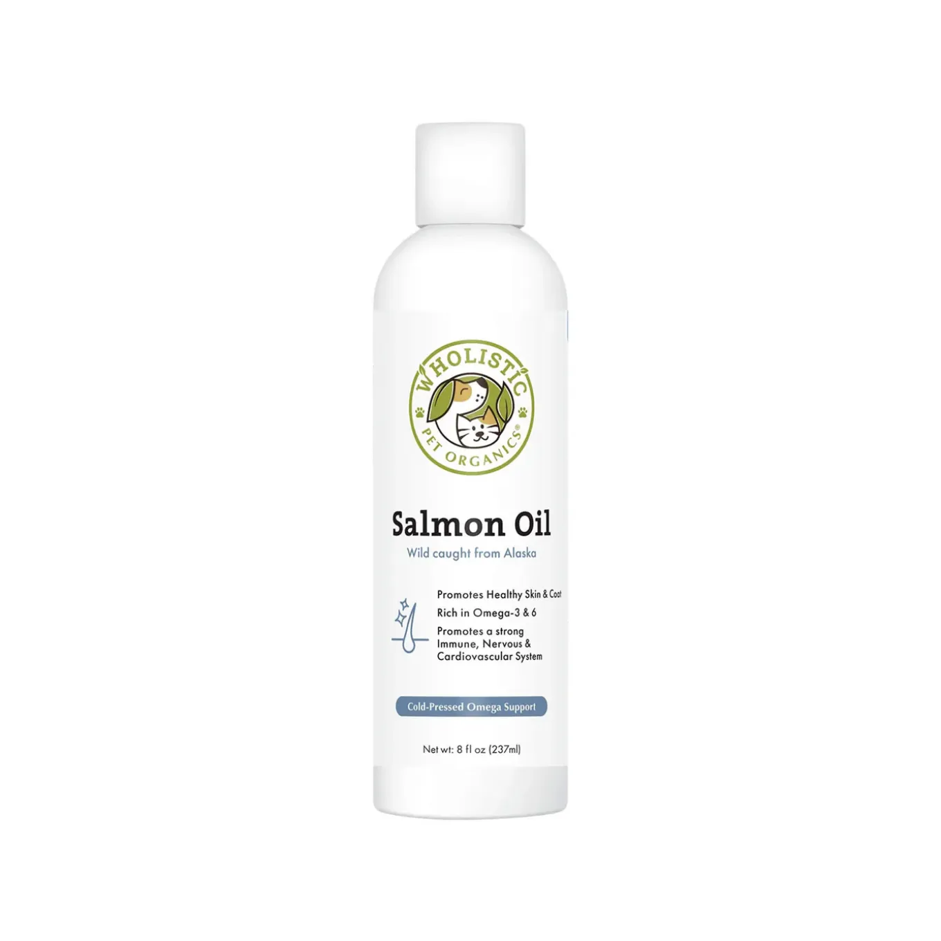 Wholistic Pet Organics Wild Salmon Oil for Dogs & Cats