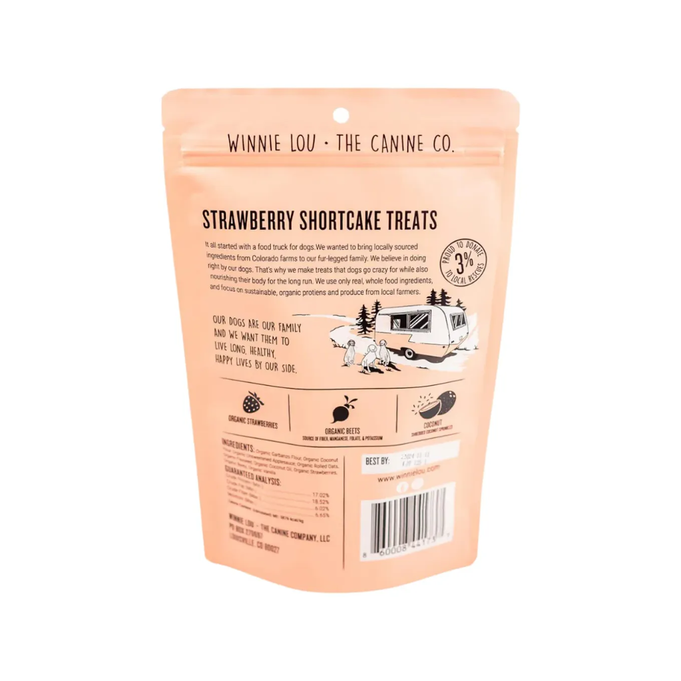 Winnie Lou Crunchy Organic Dog Treats