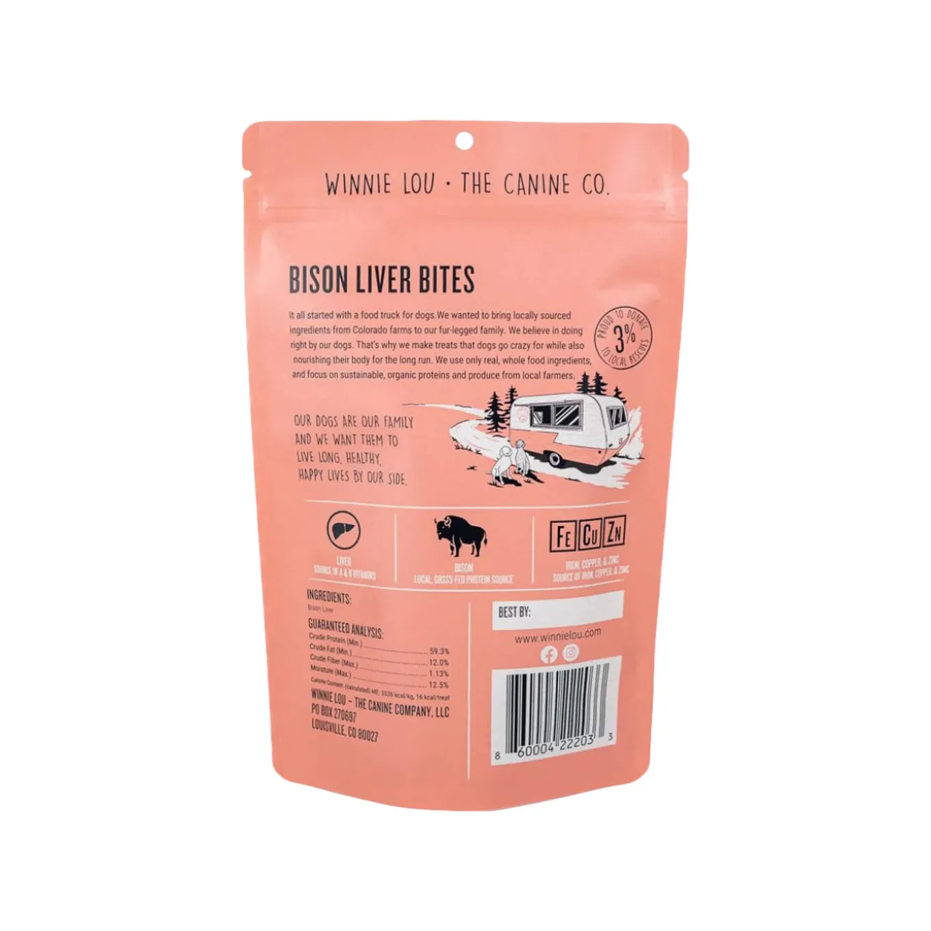 Winnie Lou Jerky Treats for Dogs
