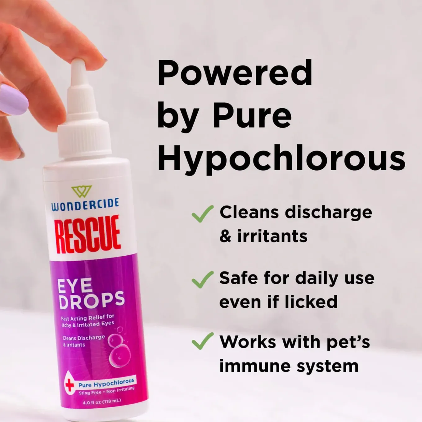 Wondercide Rescue Eye Drops for Dogs & Cats