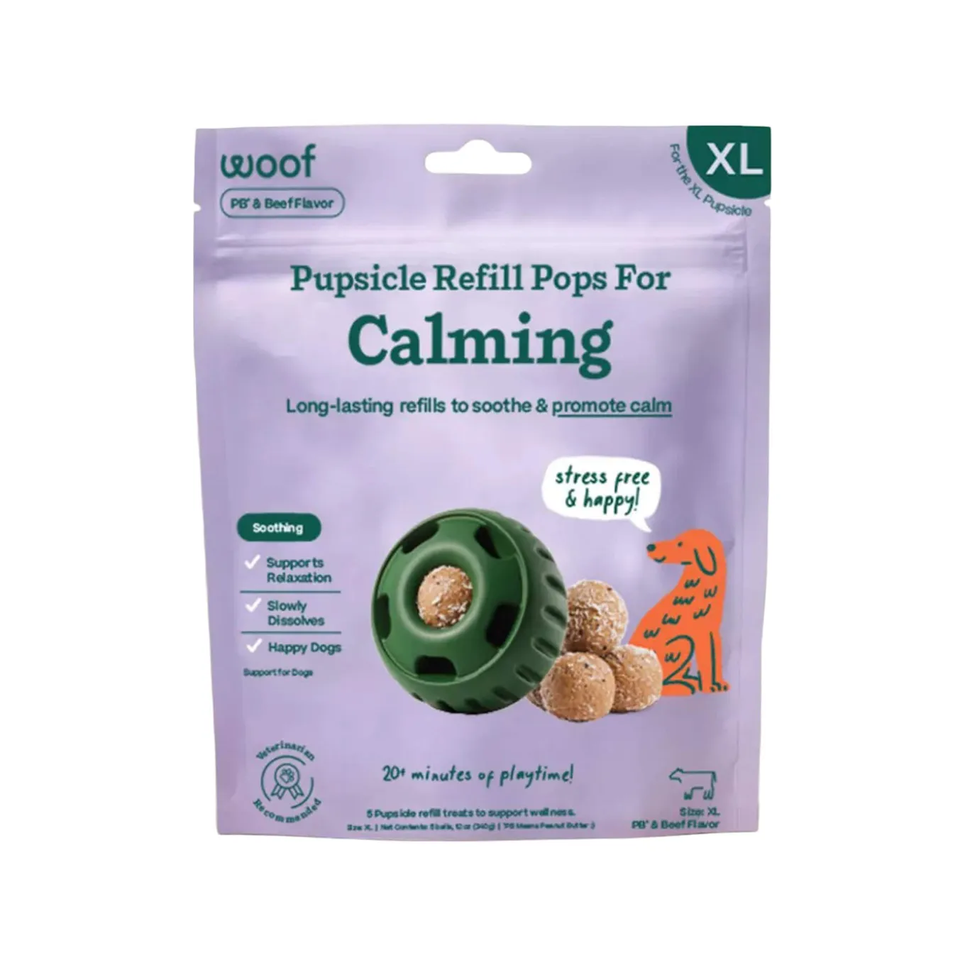 Woof Wellness Calming Pops for Dogs