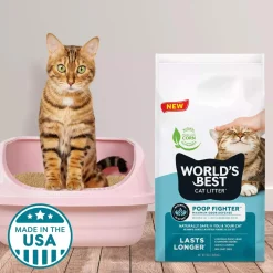 World's Best Cat Litter Poop Fighter Maximum Odor Defense Litter