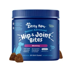 Zesty Paws Senior Advanced Hip & Joint Bites for Dogs