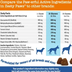 Zesty Paws Senior Advanced Hip & Joint Bites for Dogs