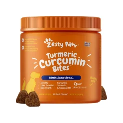 Zesty Paws Turmeric Curcumin Bites for Dogs