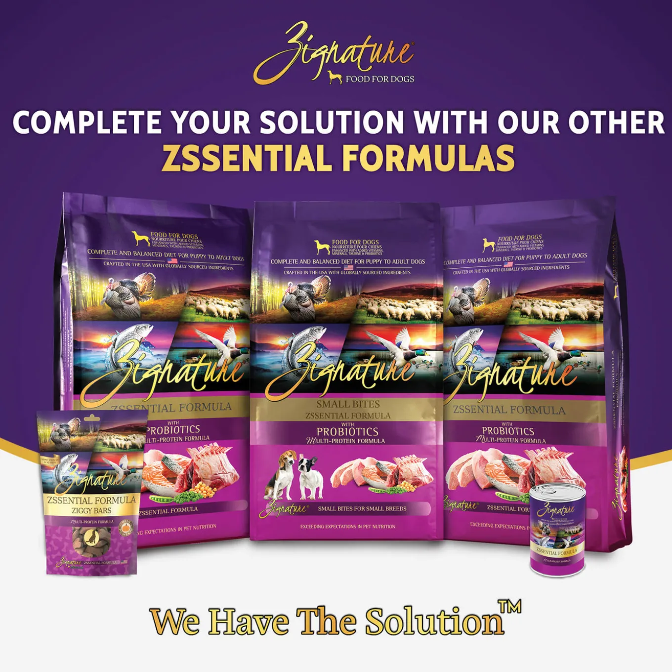 Zignature LID Small Bites Dry Dog Food for Small Breeds