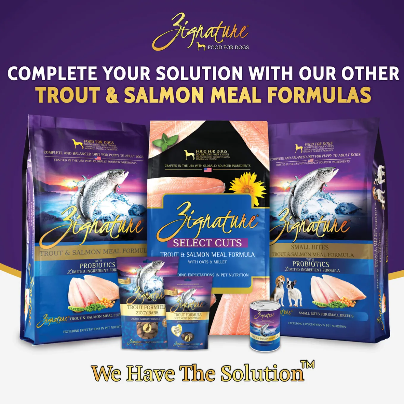Zignature LID Small Bites Dry Dog Food for Small Breeds