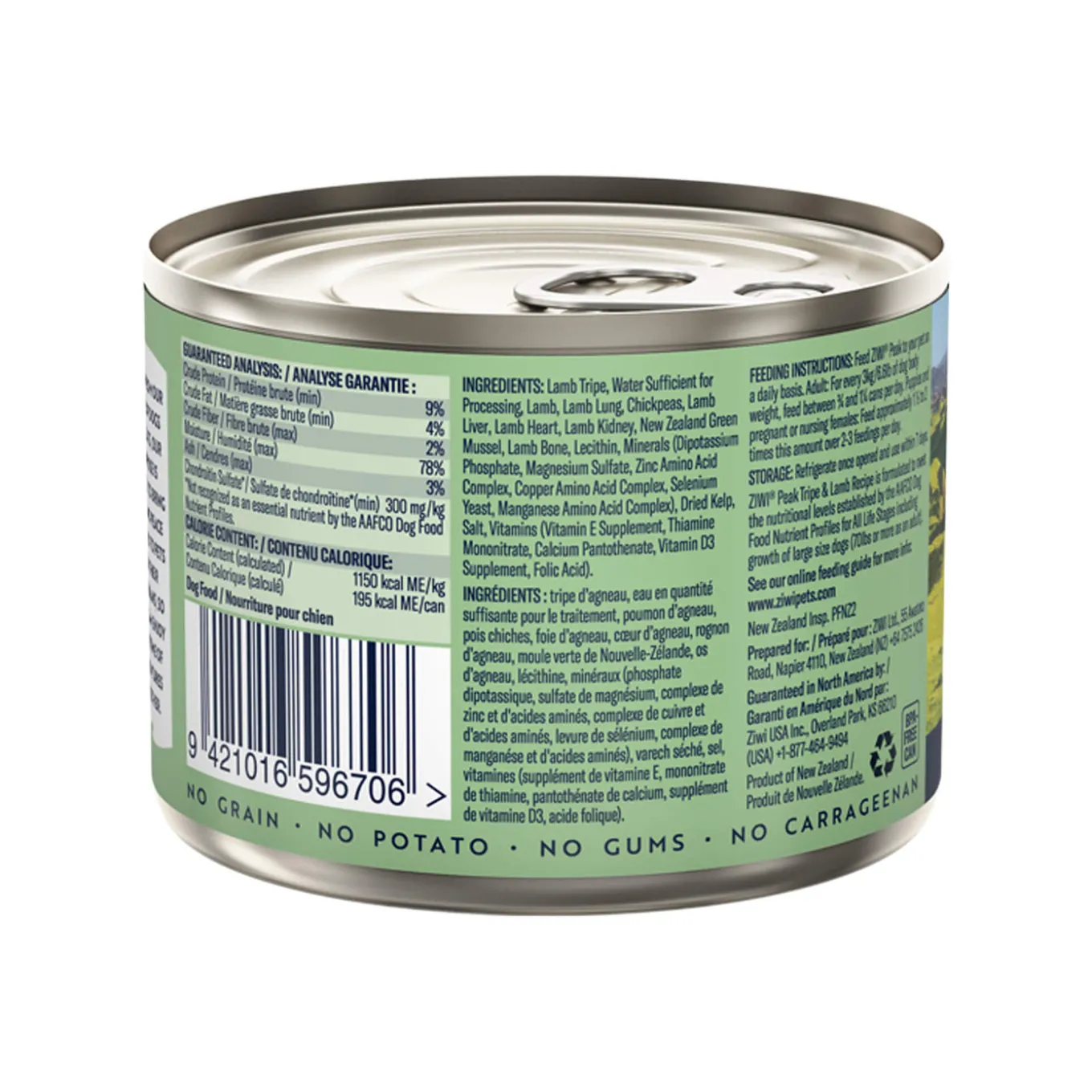 ZiwiPeak Daily Cuisine Grain-Free Canned Dog Food