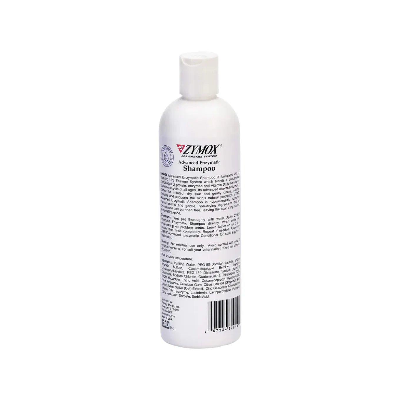 Zymox Advanced Enzymatic Dry or Itchy Skin Shampoo for Dogs & Cats