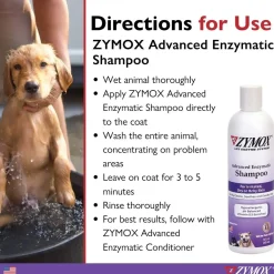 Zymox Advanced Enzymatic Dry or Itchy Skin Shampoo for Dogs & Cats