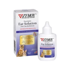 Zymox Enzymatic Ear Solution with Hydrocortisone for Cats & Kittens