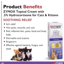 Zymox Enzymatic Topical Cream with Hydrocortisone for Cats & Kittens
